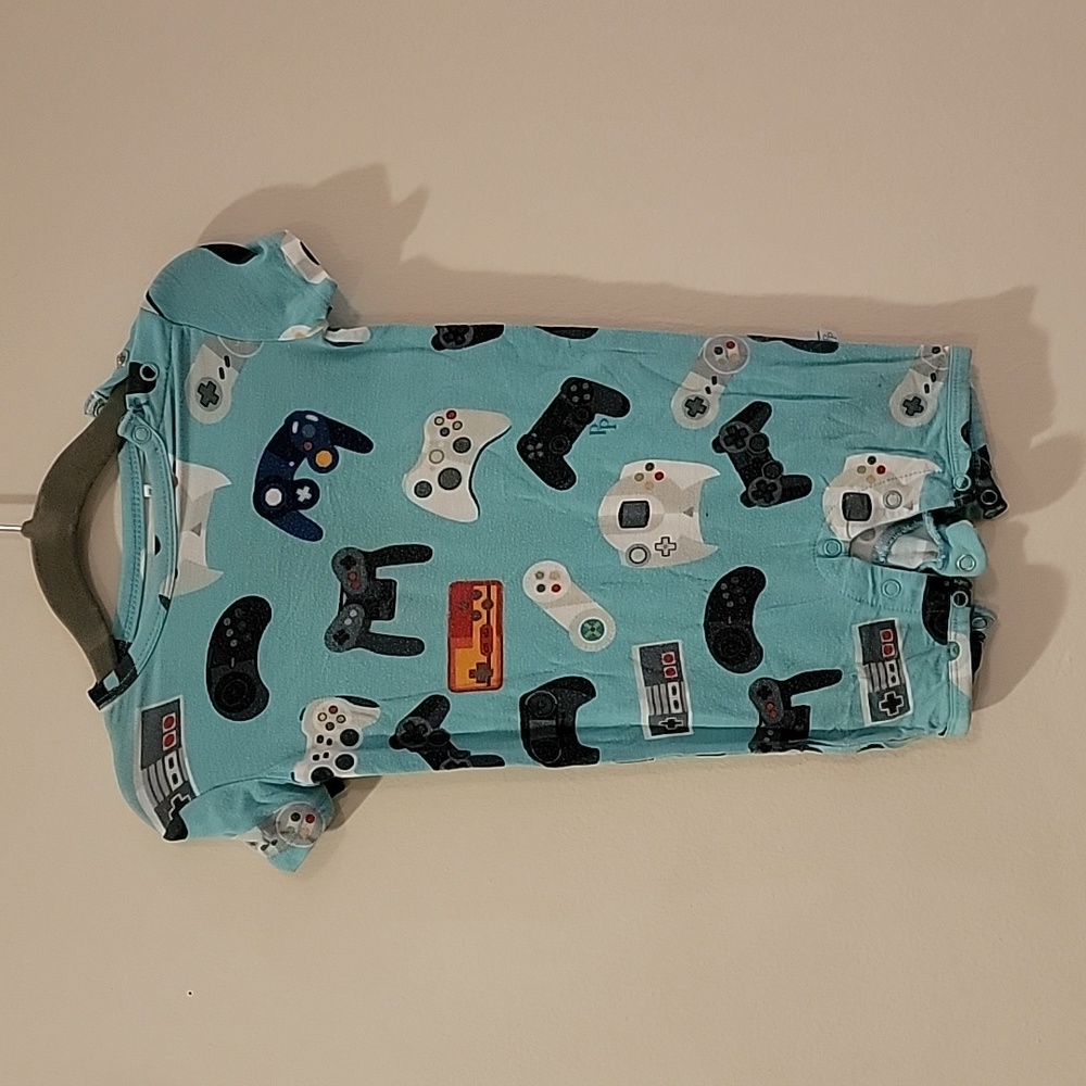 Posh Peanut Gamer 6-9 months RARE Video Games RARE Print Baby